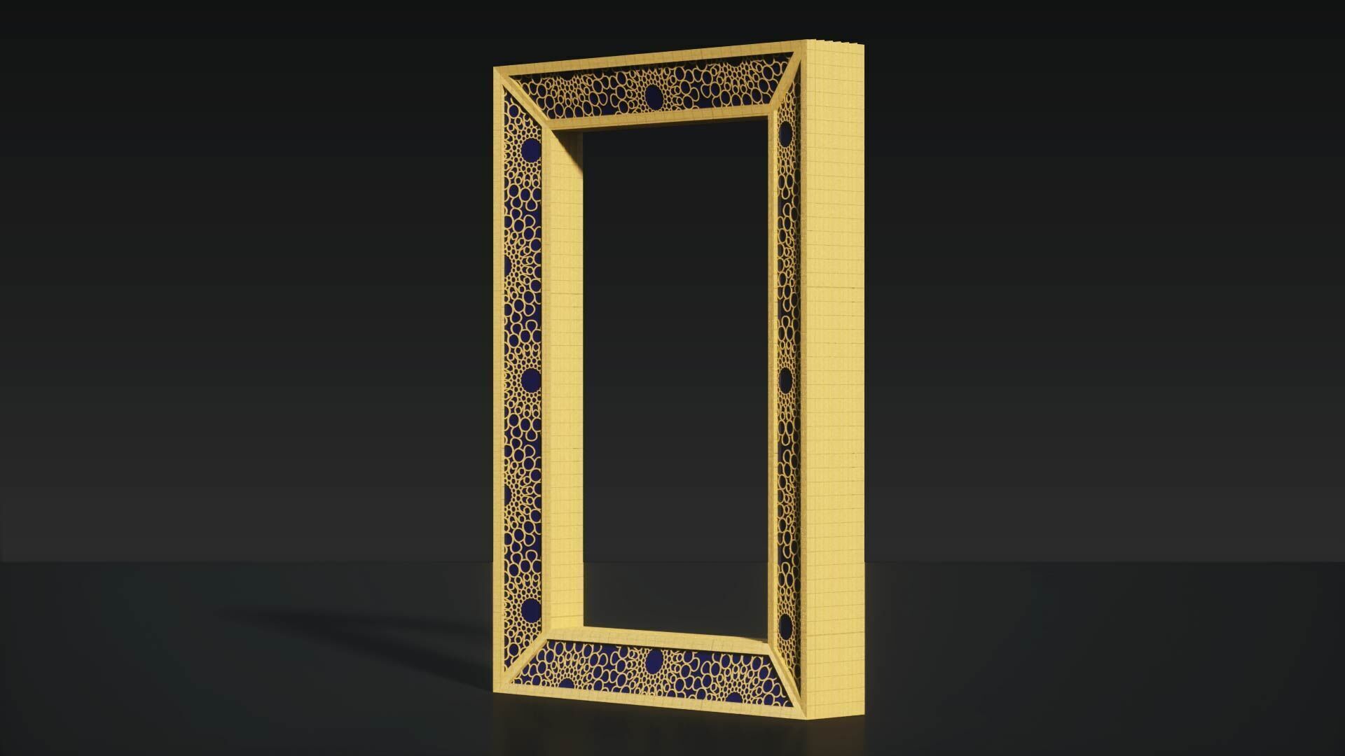 Dubai Frame 3D model_8