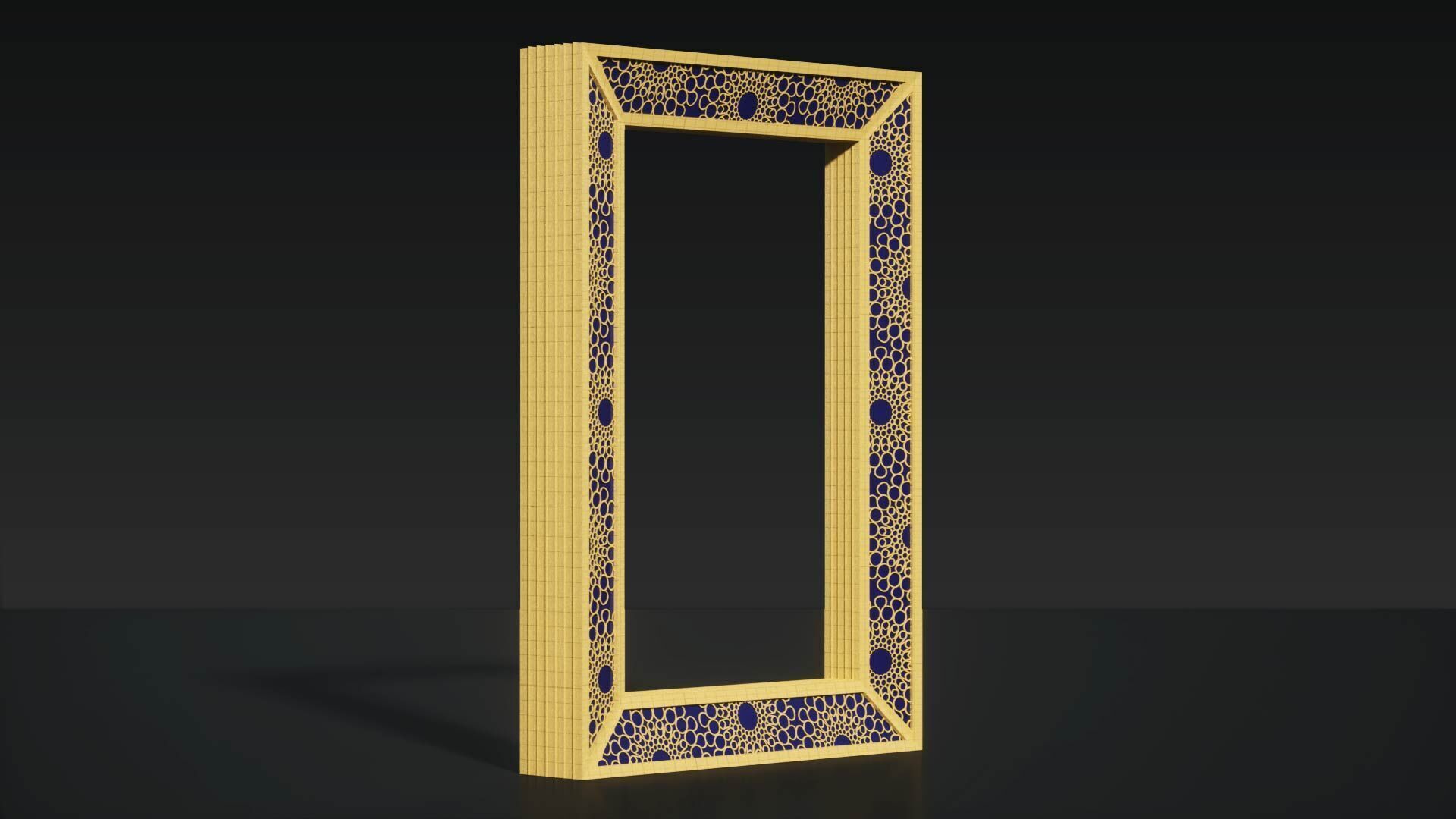 Dubai Frame 3D model_6
