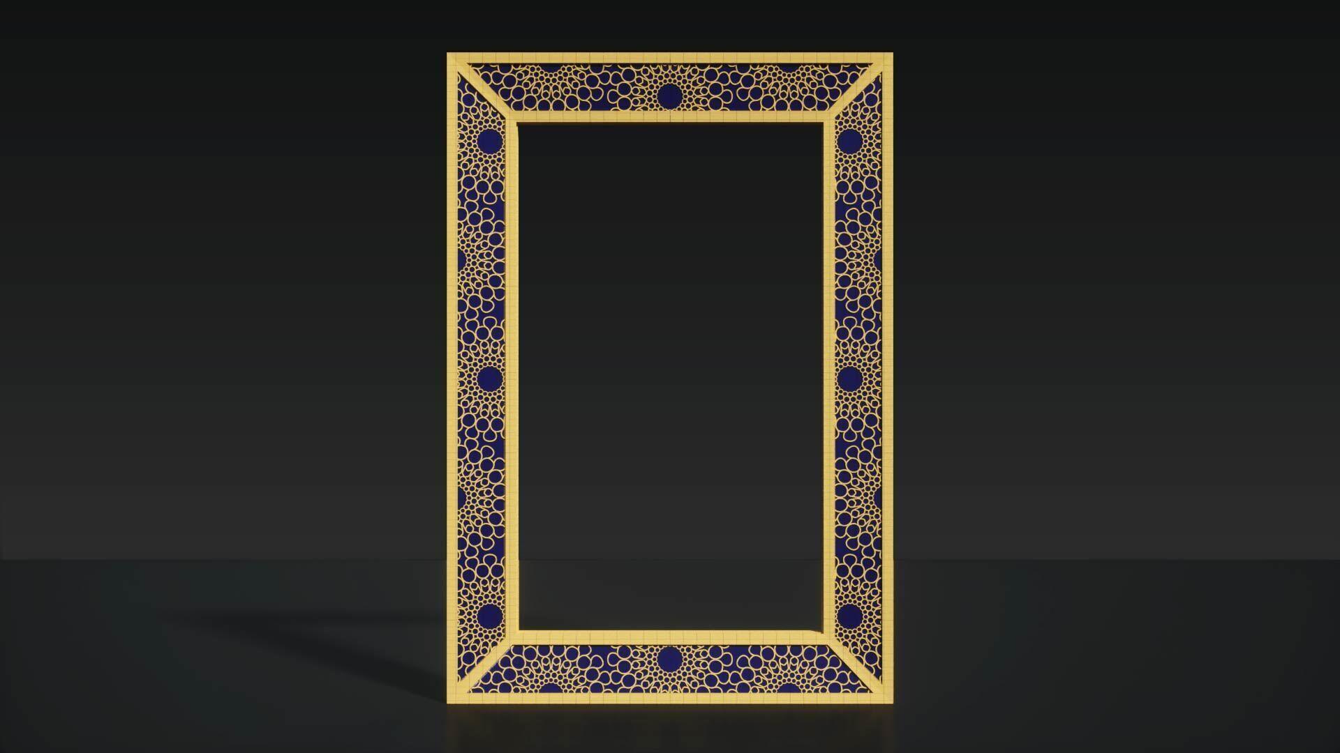 Dubai Frame 3D model_5