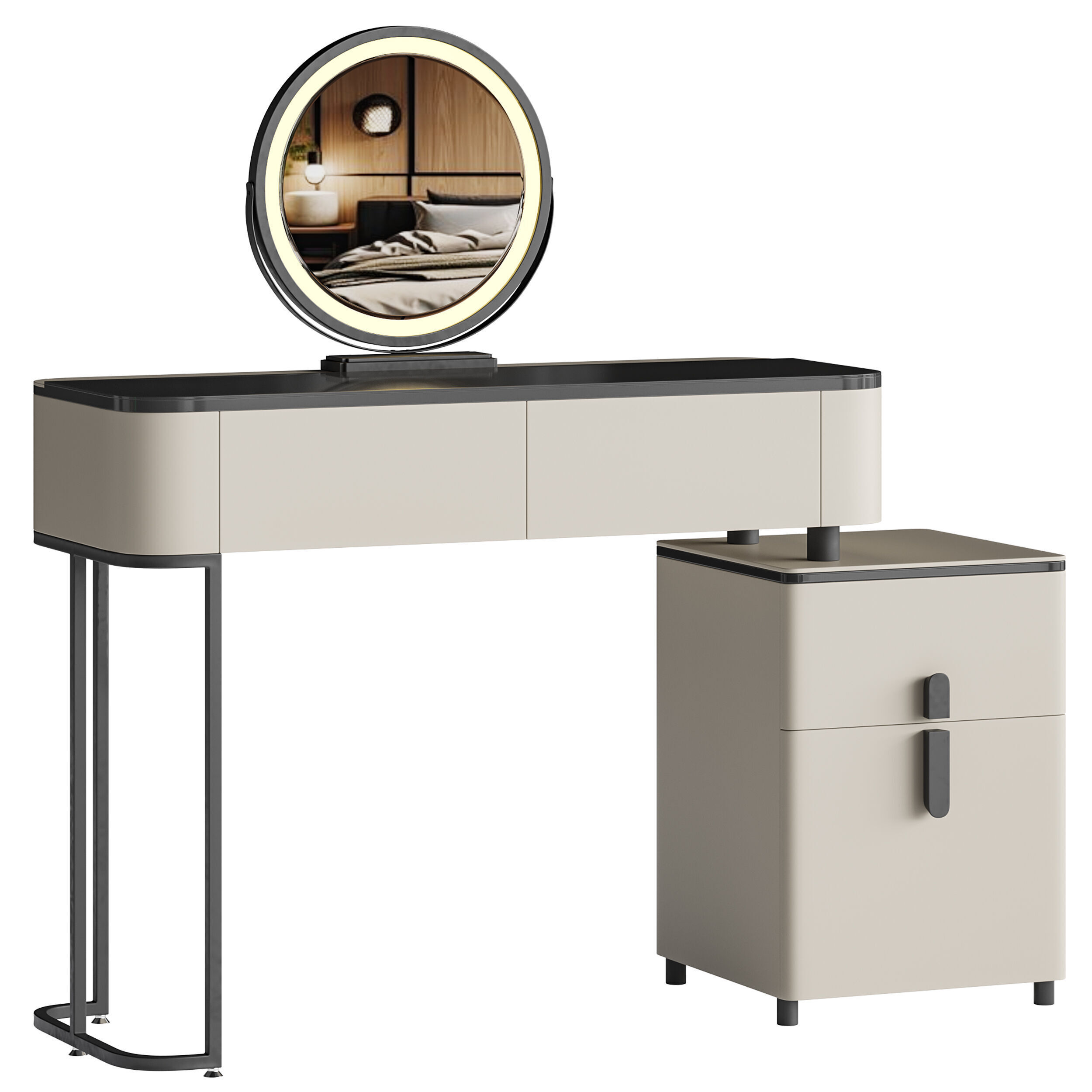 Ensemble de coiffeuse Varon 3D model_2