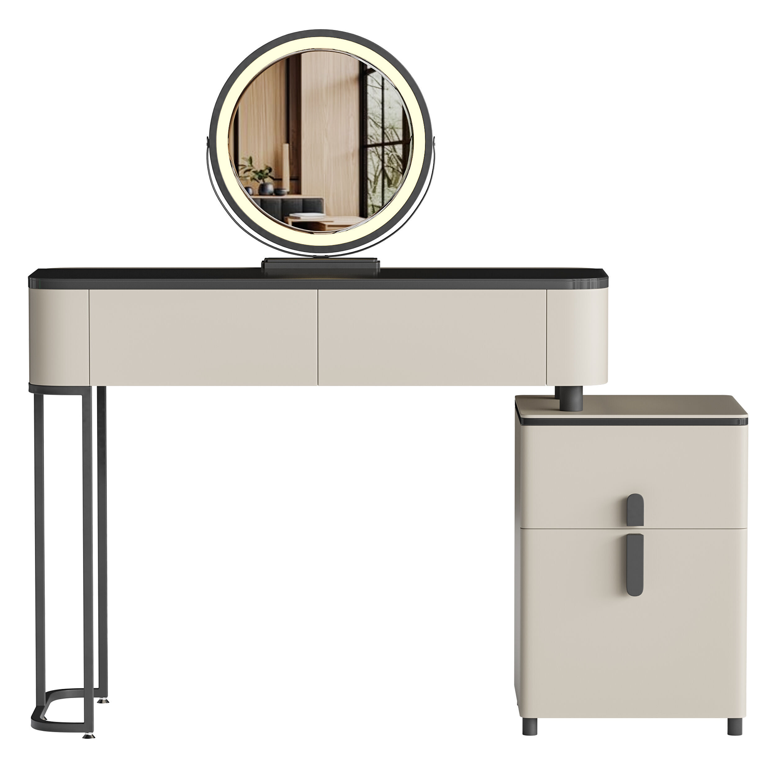 Ensemble de coiffeuse Varon 3D model_3