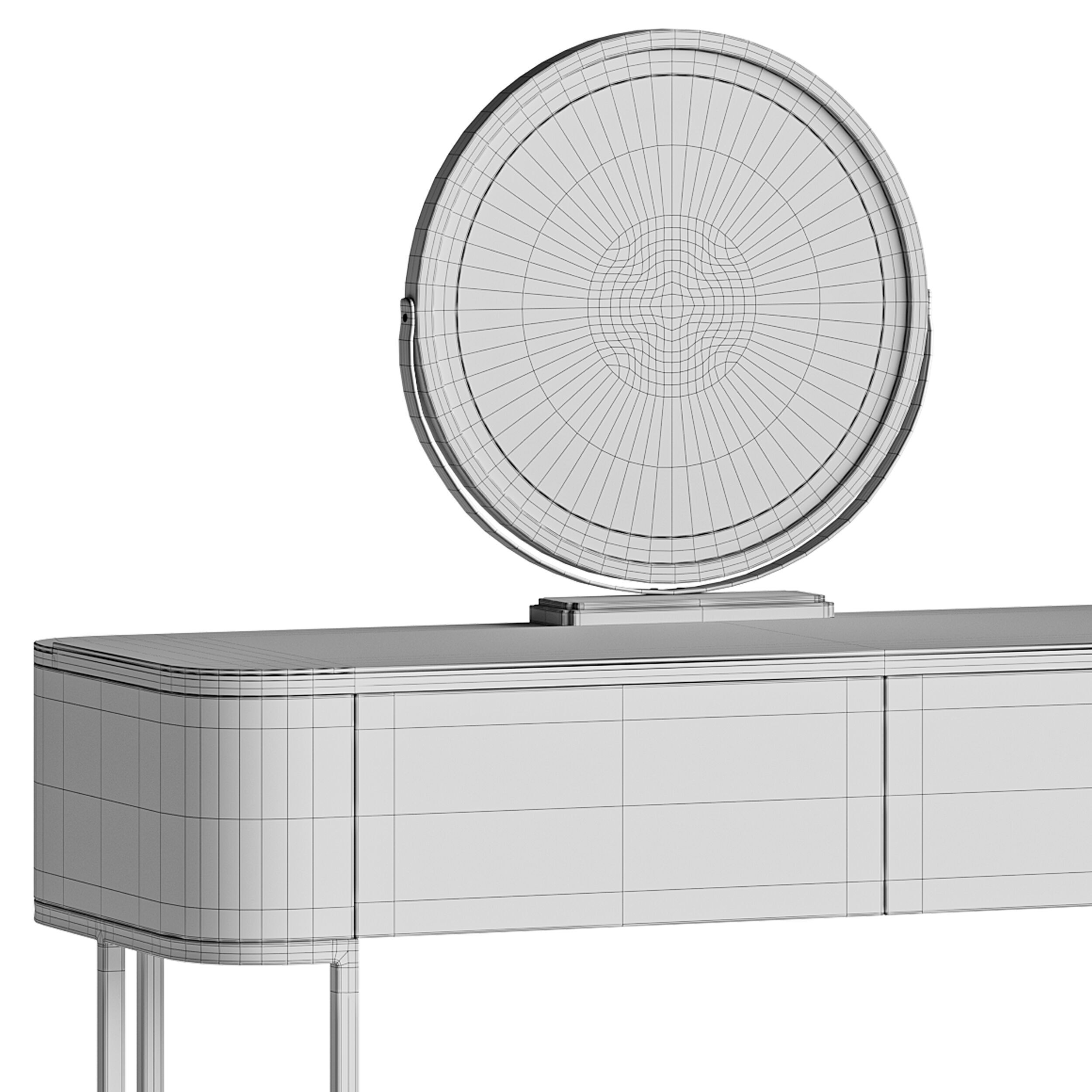 Ensemble de coiffeuse Varon 3D model_14