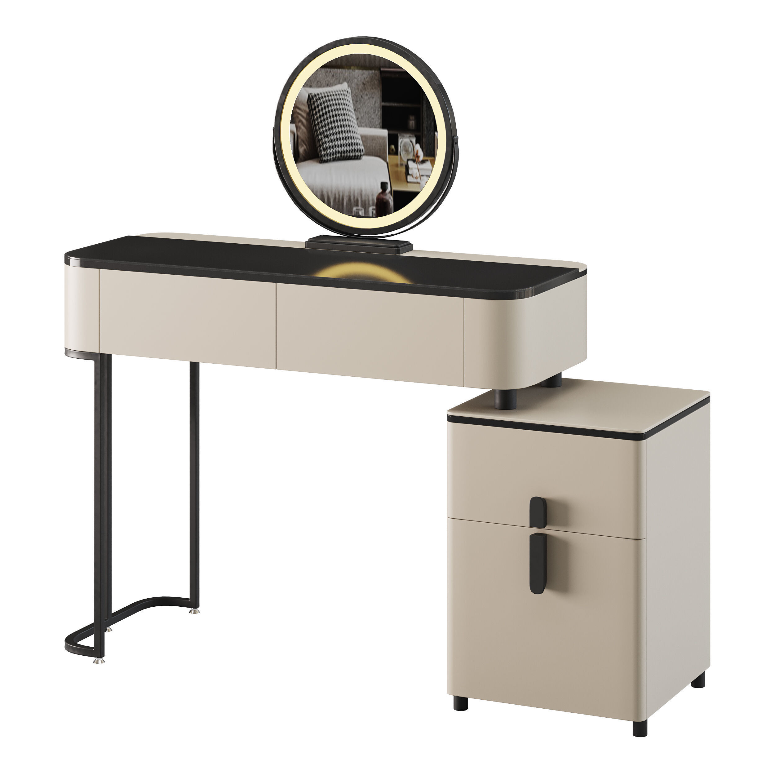 Ensemble de coiffeuse Varon 3D model_4