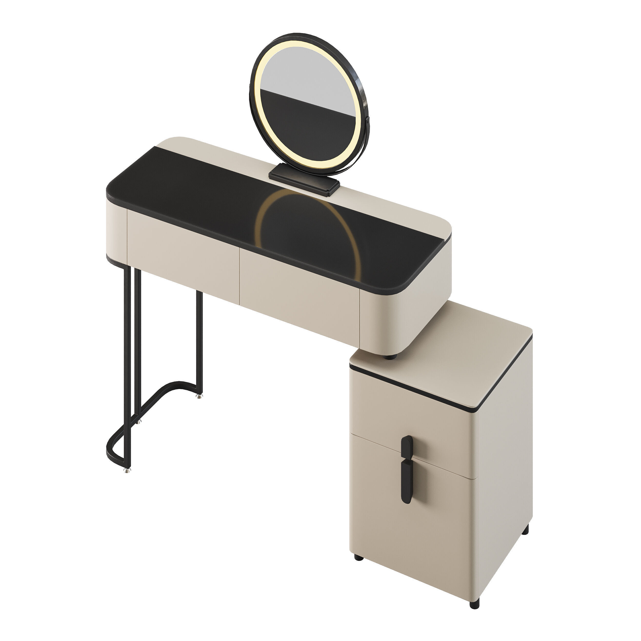 Ensemble de coiffeuse Varon 3D model_5