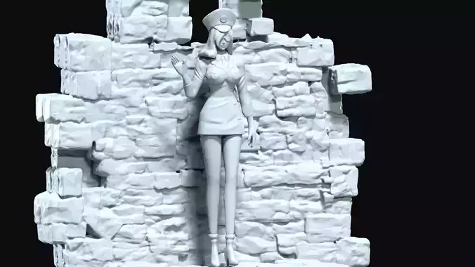 stewardess - IMPER DOWN - ONE PIECE 3D print model