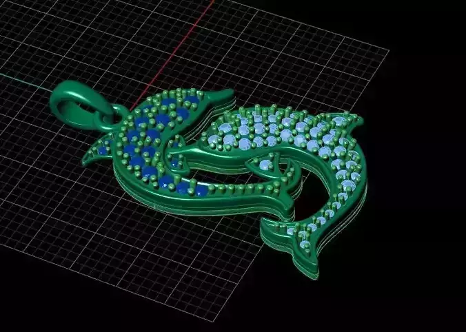 Eternal Bond Twin Dolphin Locket