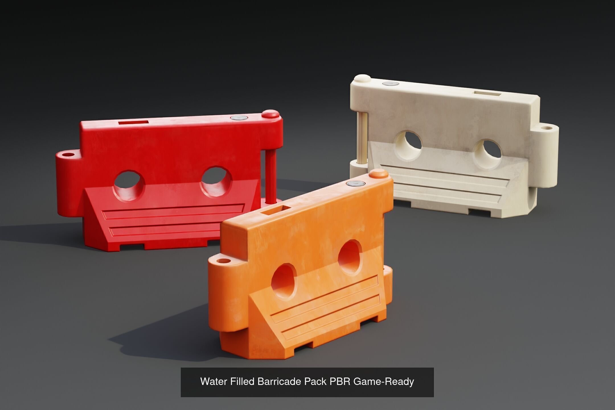 Traffic Safety Props Pack Vol01 3D Model Collection_5