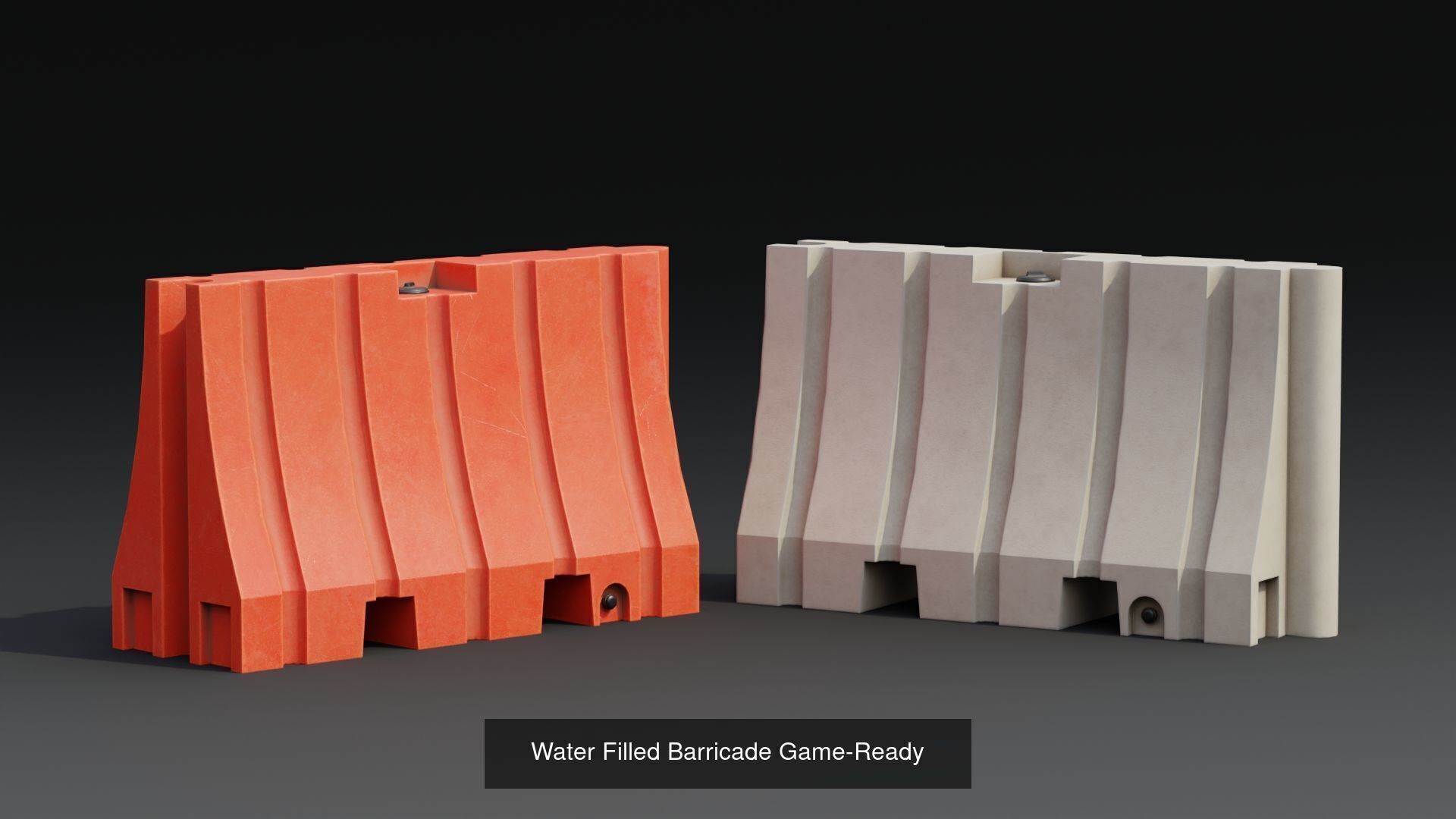 Traffic Safety Props Pack Vol01 3D Model Collection_10