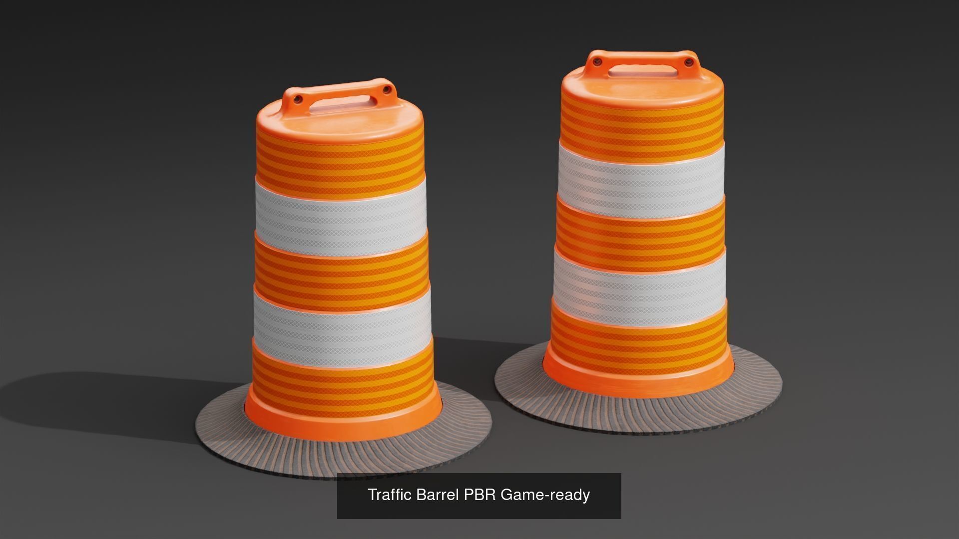 Traffic Safety Props Pack Vol01 3D Model Collection_1