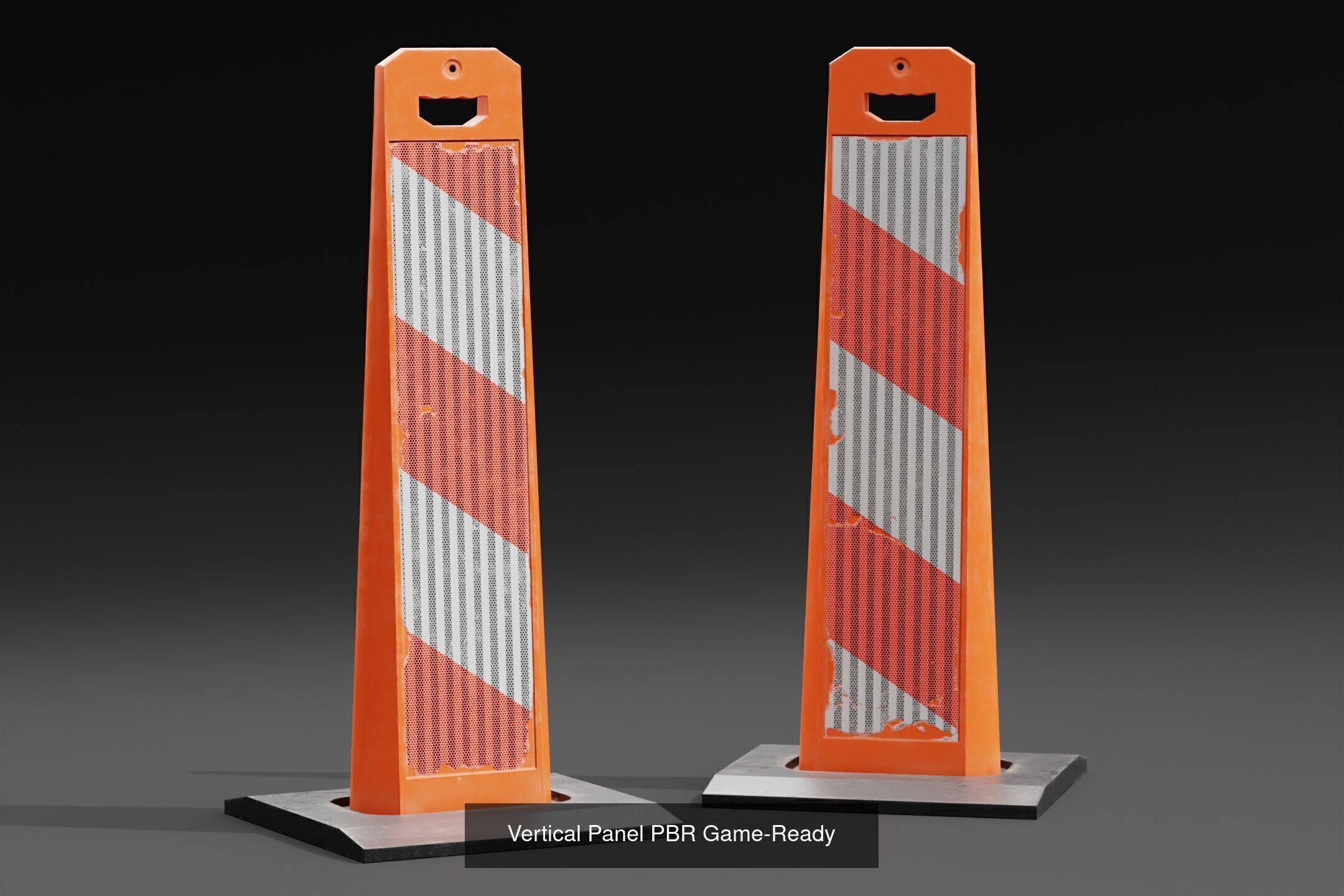 Traffic Safety Props Pack Vol01 3D Model Collection_2