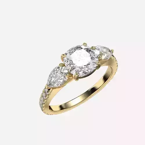 Three Stone diamond Ring