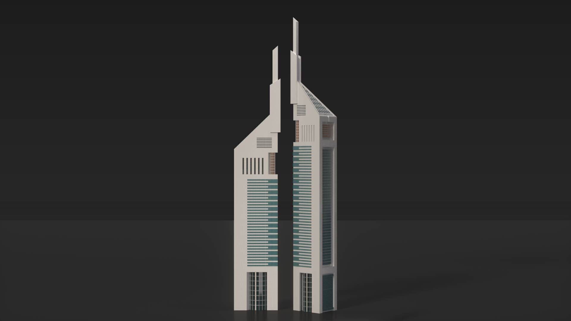 Emirates Tower  3D model_10