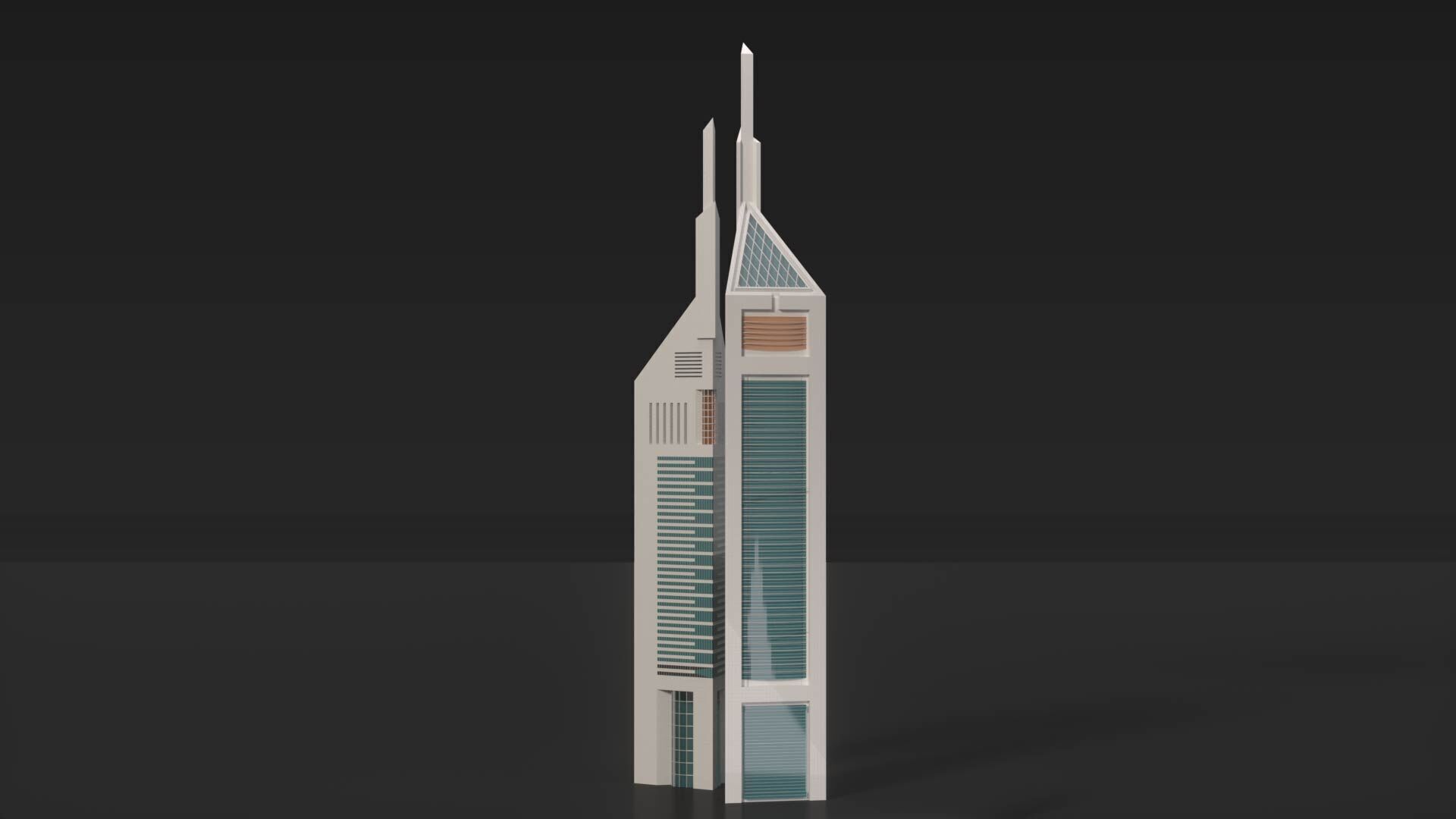 Emirates Tower  3D model_9
