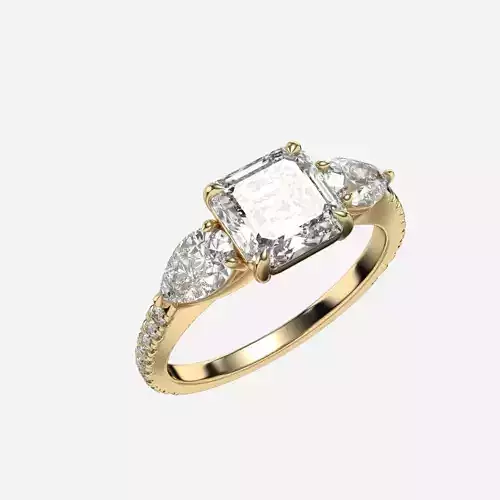 Three Stone diamond Ring