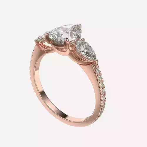 Three Stone diamond Ring