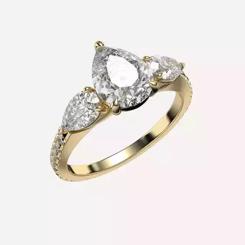Three Stone diamond Ring