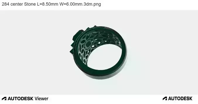 Deep Emerald Cut Stone Ring