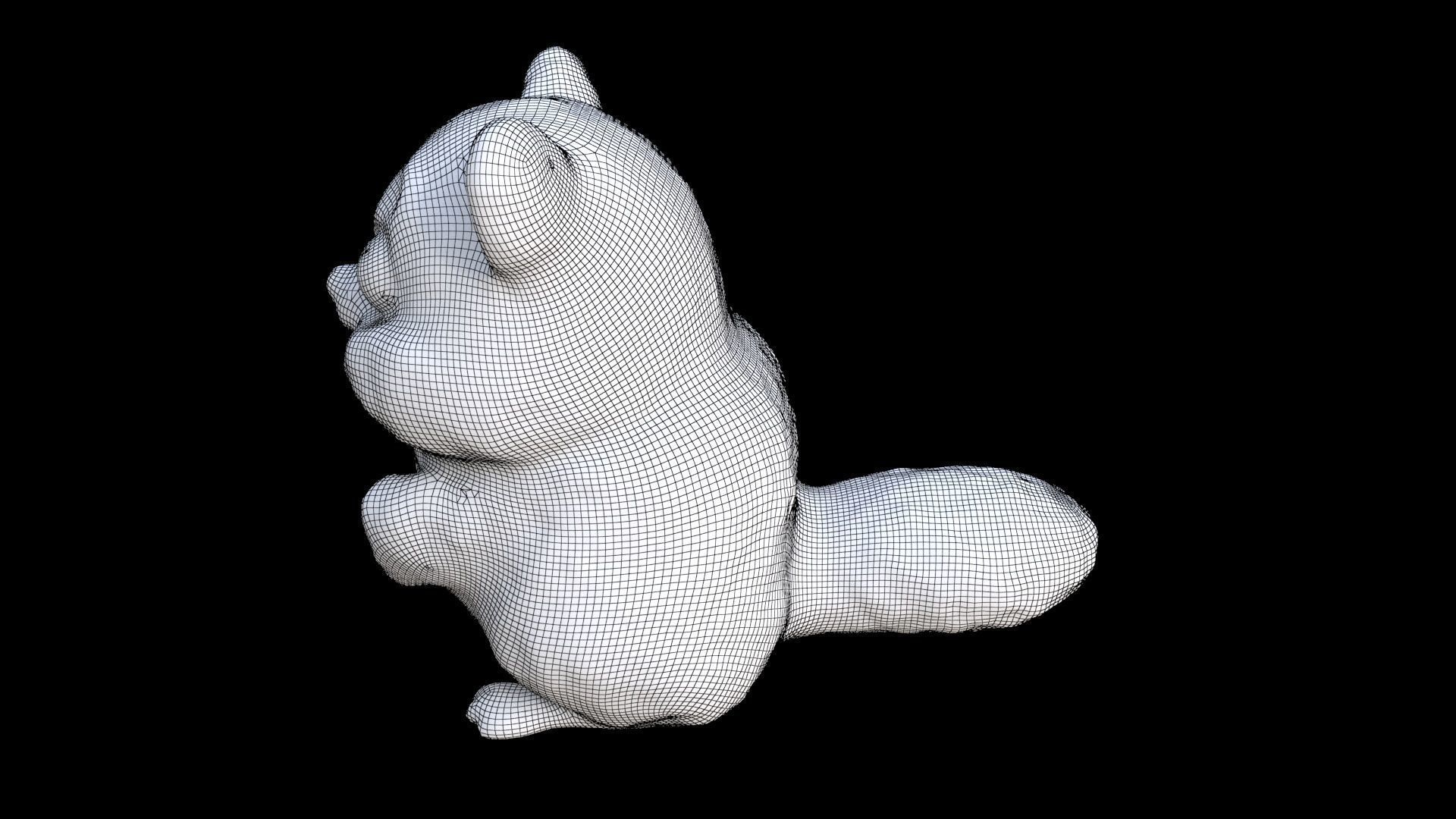 Quokka 3D model_7