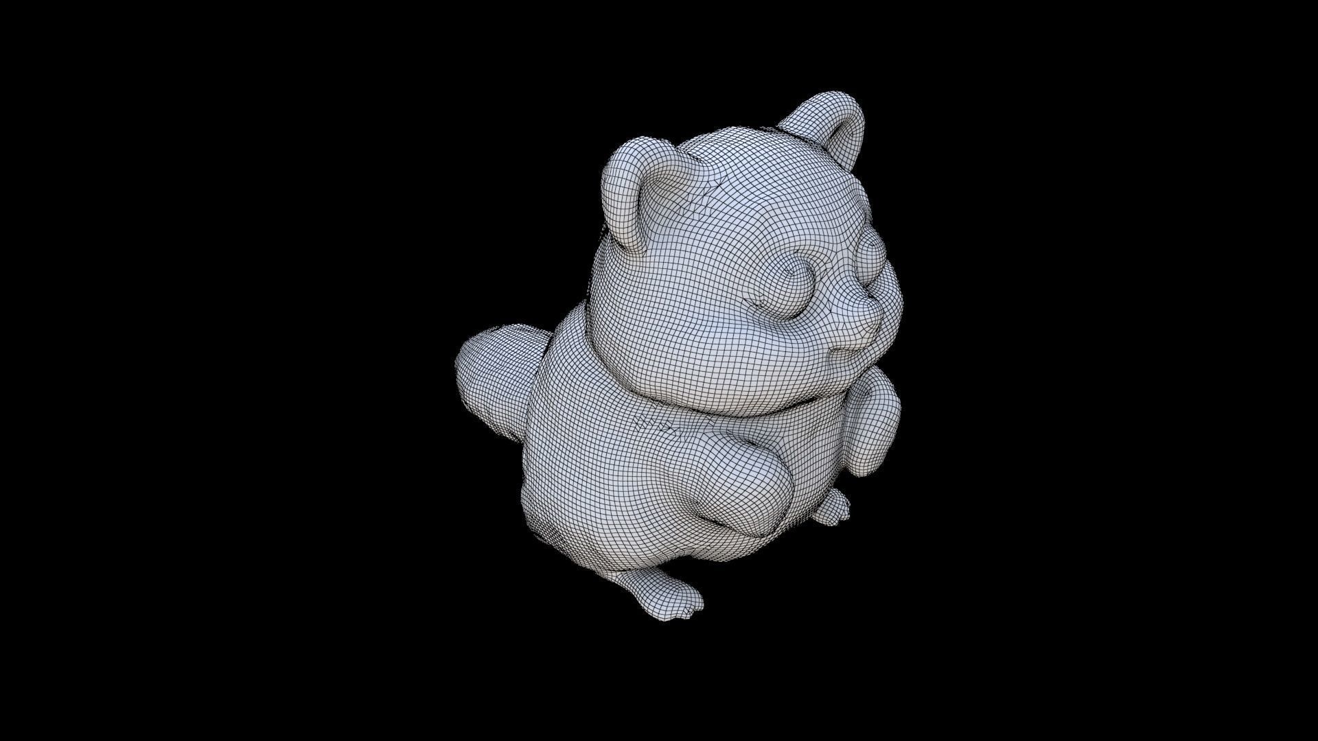 Quokka 3D model_5