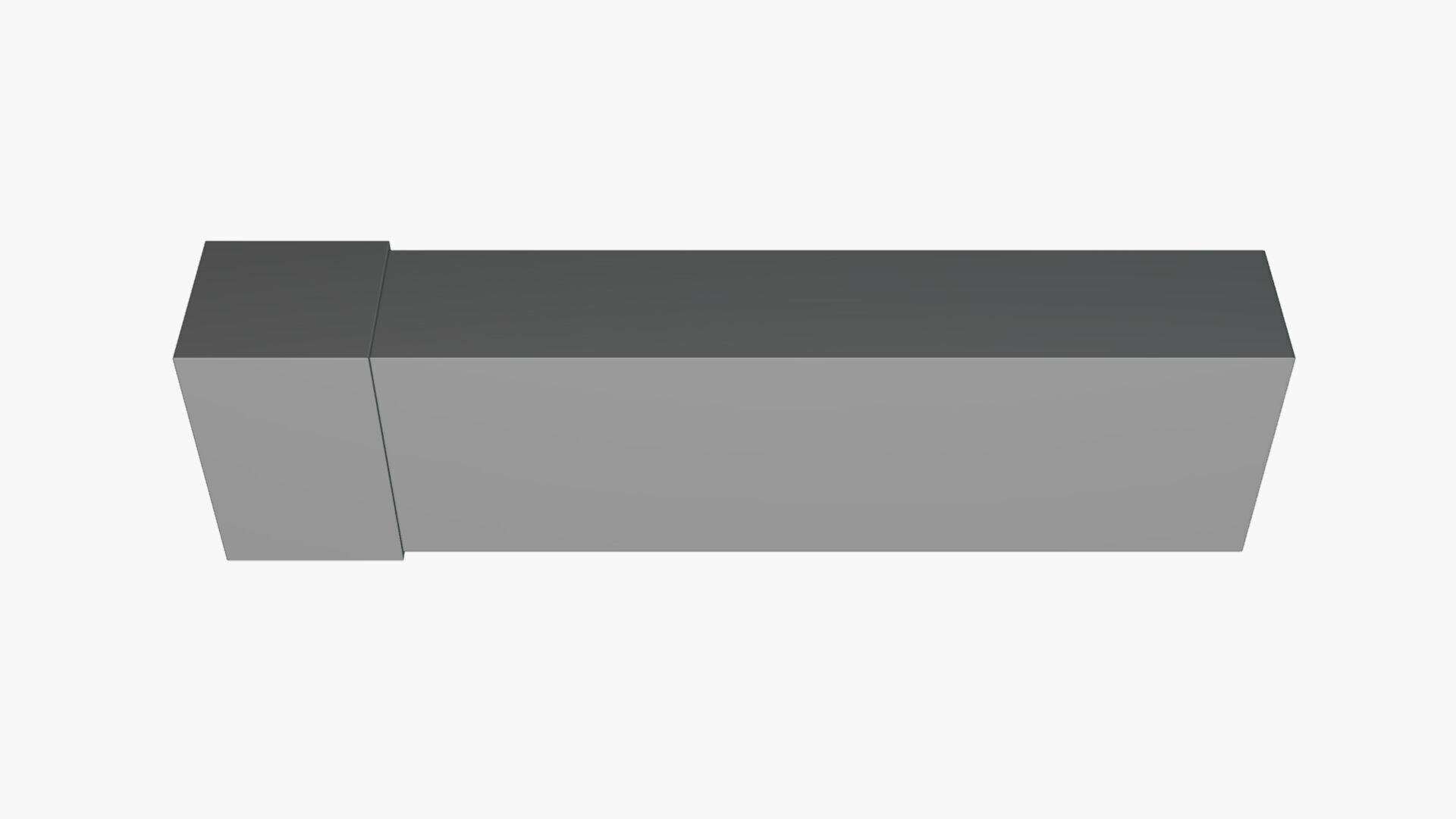 Basic Lightbox Sign - Geometry Only No Textures No Materials 3D model_3