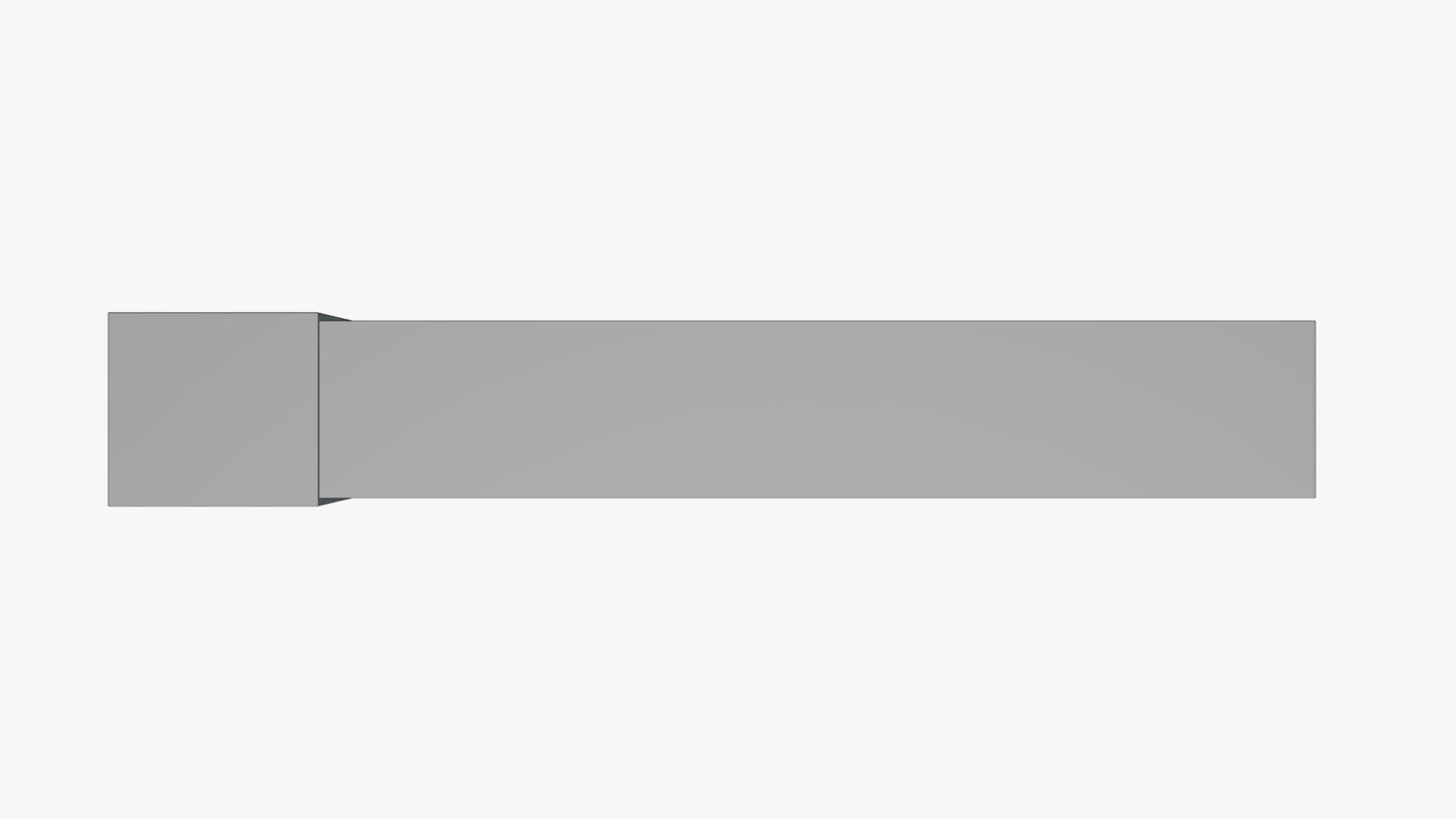 Basic Lightbox Sign - Geometry Only No Textures No Materials 3D model_4