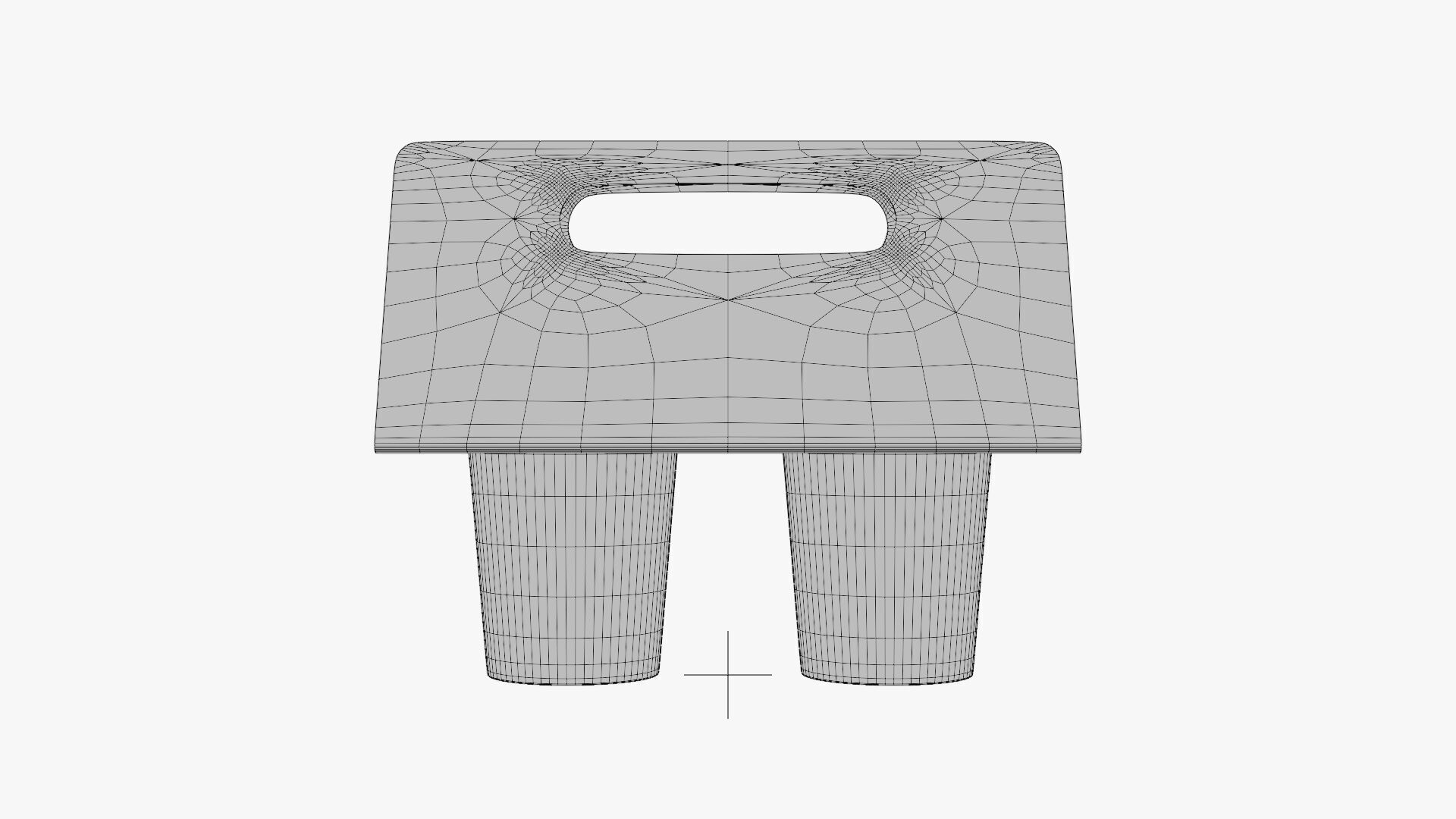 Basic Coffee Holder - Geometry Only No Textures No Materials 3D model_5