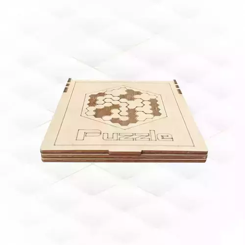 Puzzles toy puzzle board game design laser cut