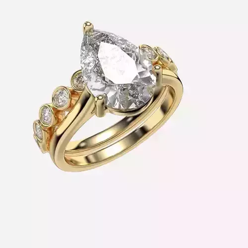 Three STONE Engagement Ring