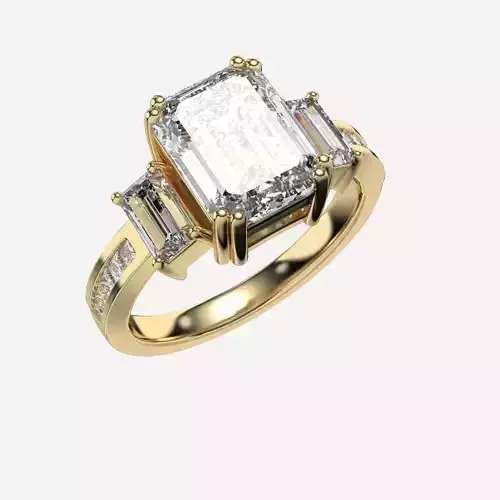 Three Stone Diamound Ring