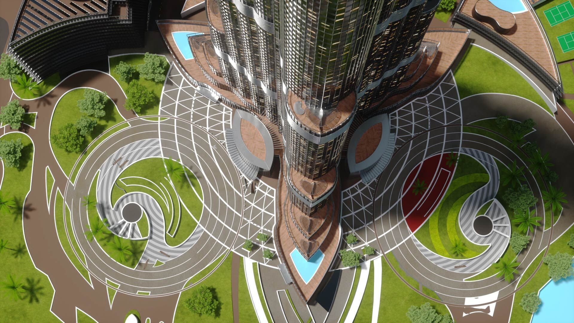 Burj Khalifa 3D model_1