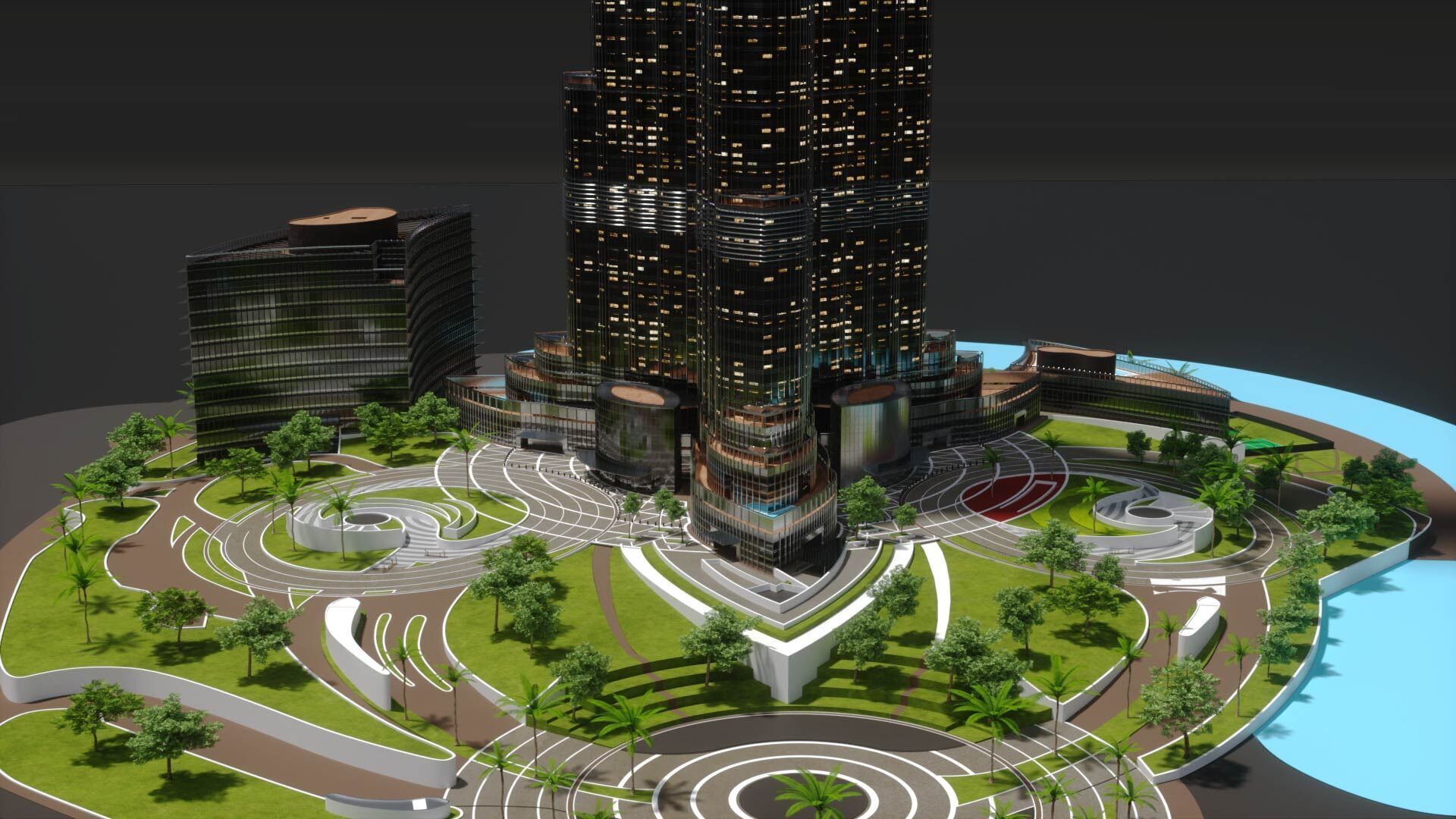 Burj Khalifa 3D model_2