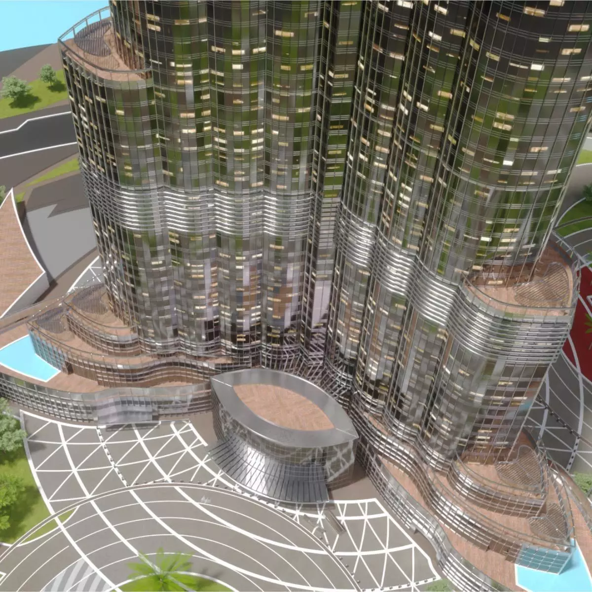 Burj Khalifa 3D model_0