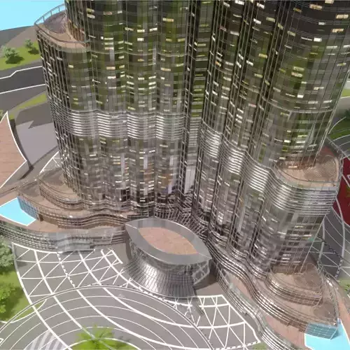 Burj Khalifa 3D model