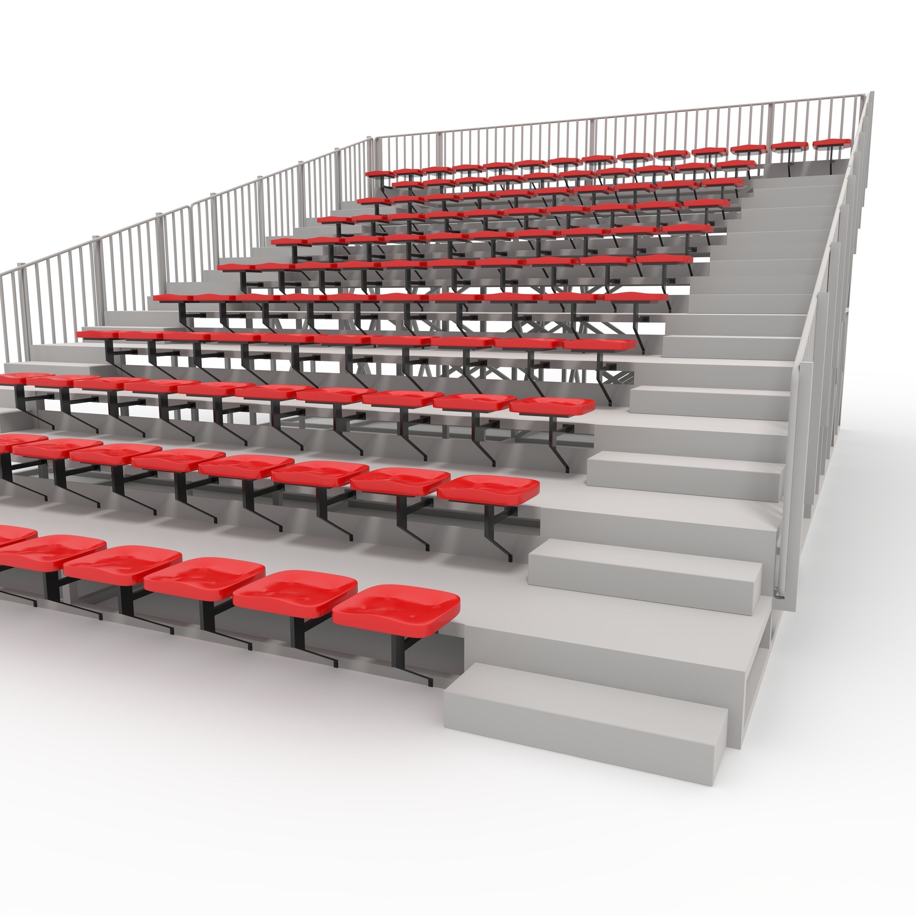 Bleachers 24 3D model_22