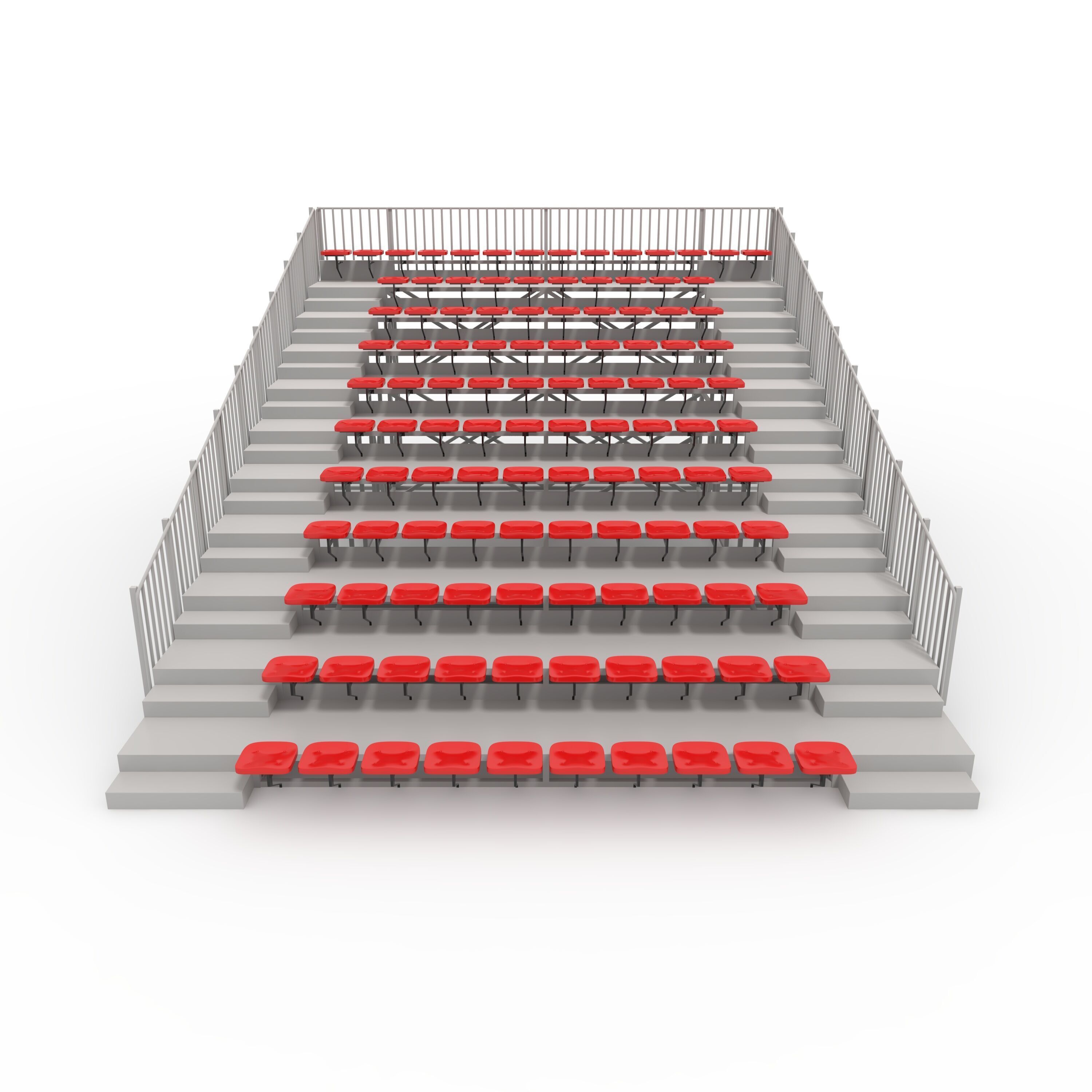 Bleachers 24 3D model_2