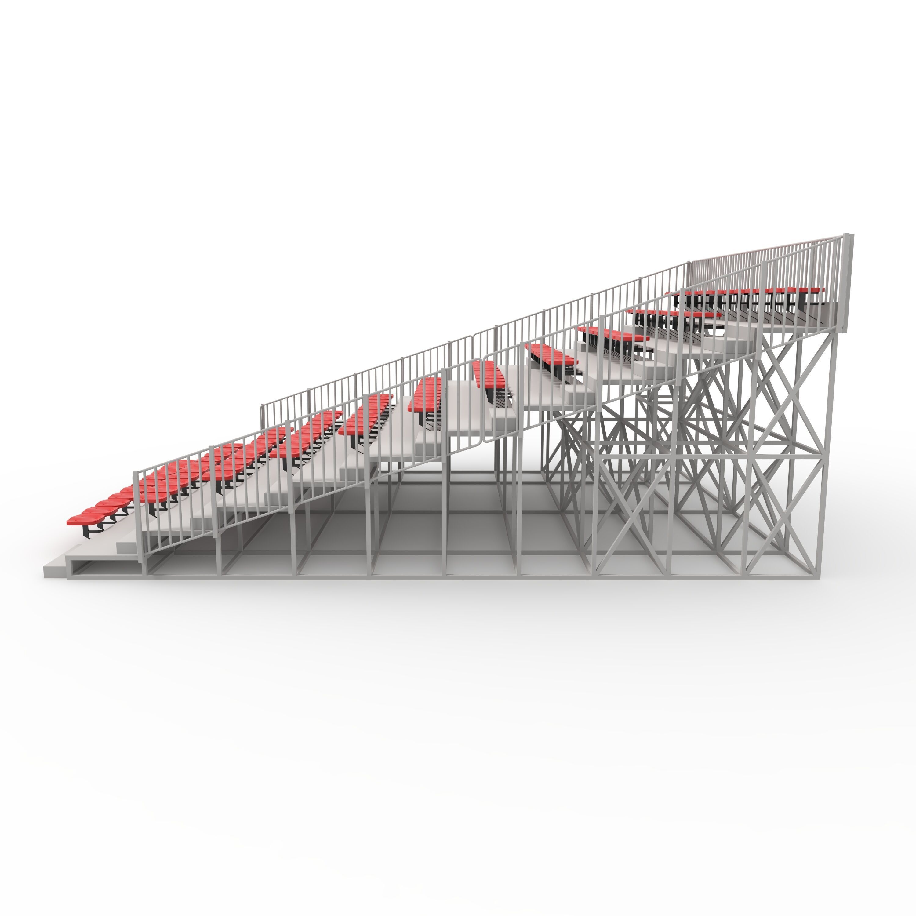 Bleachers 24 3D model_12