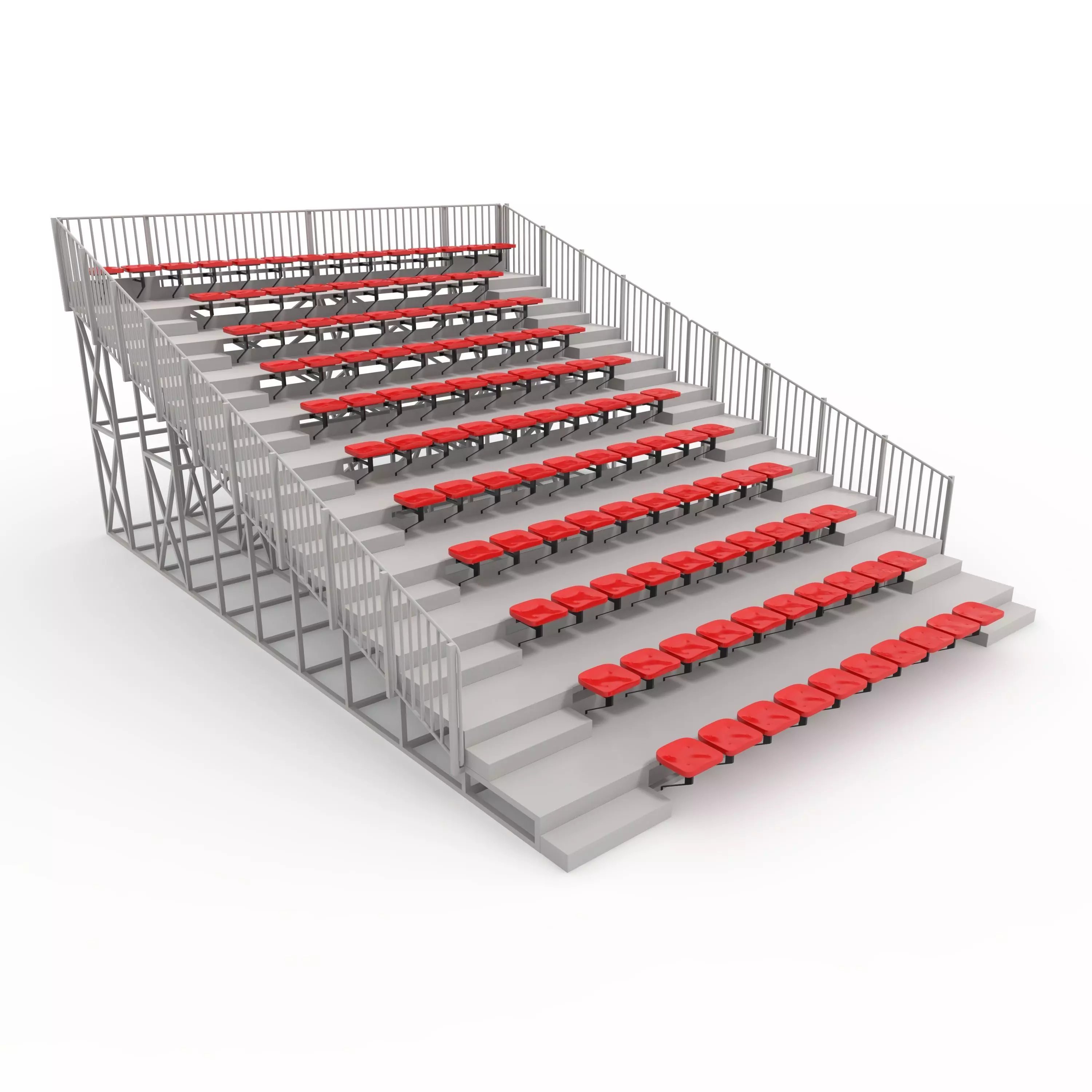 Bleachers 24 3D model_0