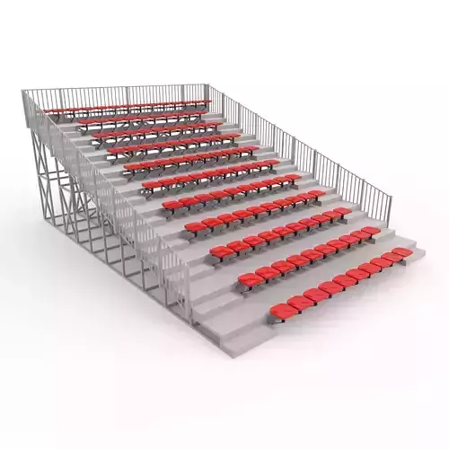 Bleachers 24 3D model