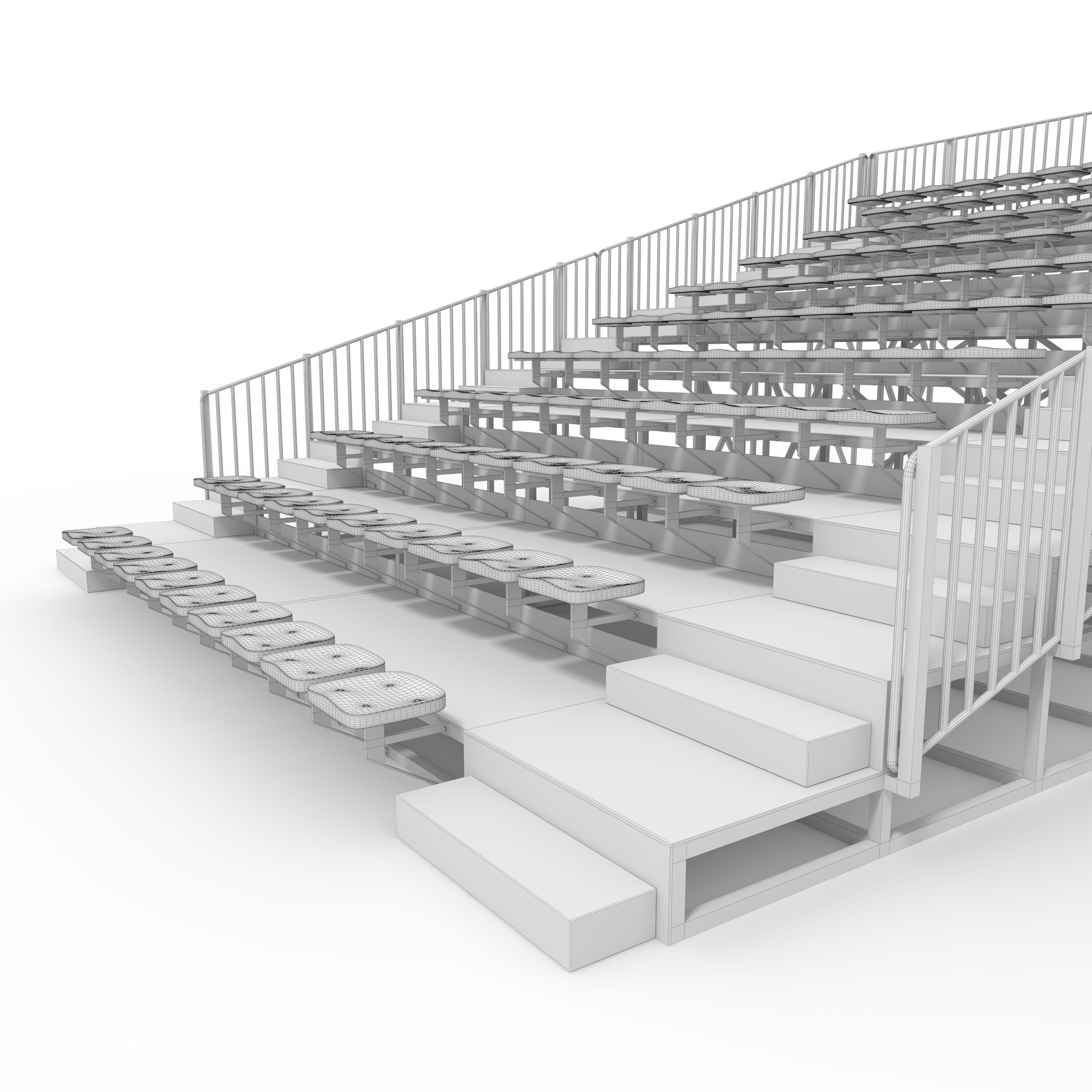 Bleachers 24 3D model_21