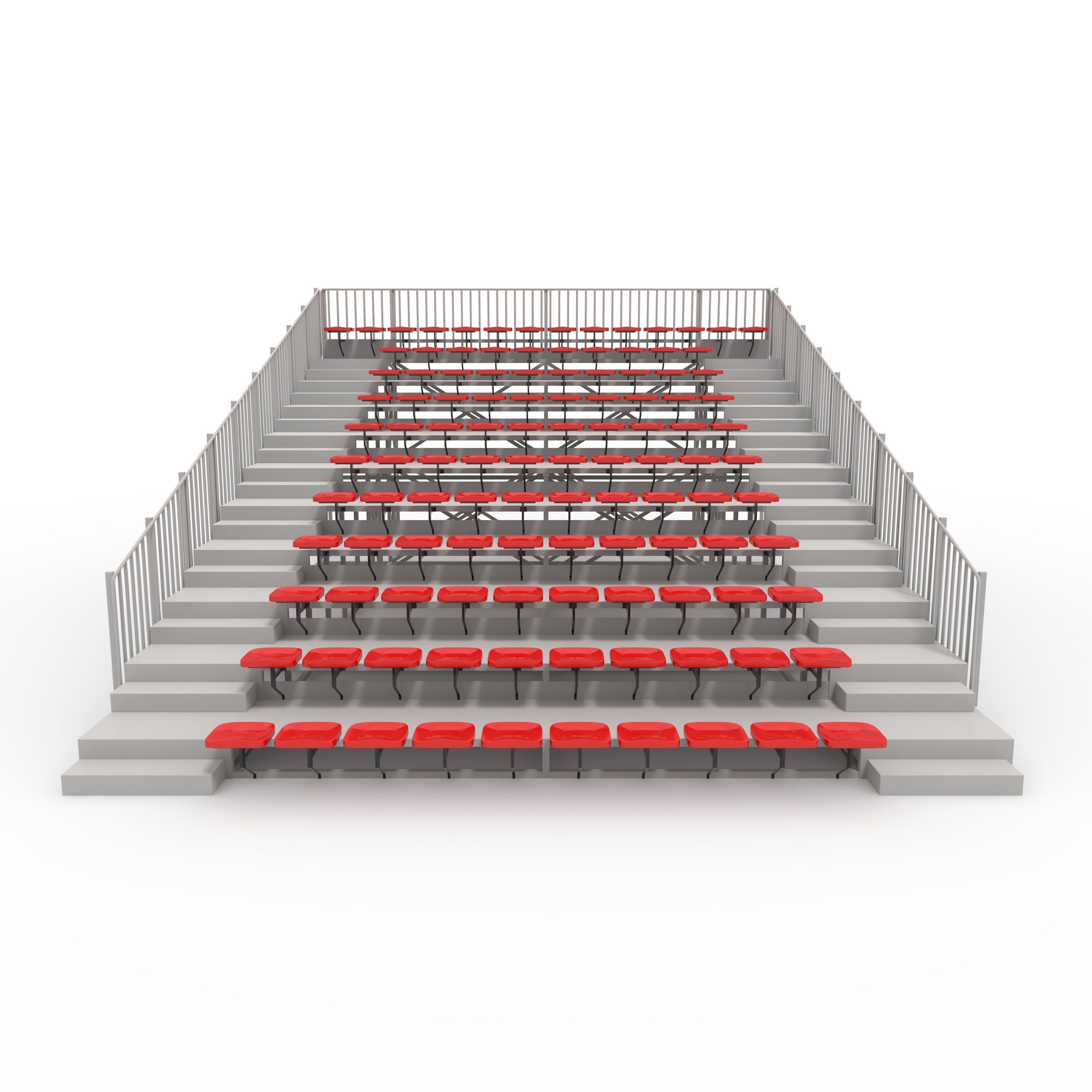 Bleachers 24 3D model_10