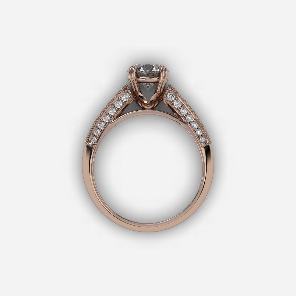 engagement Ring 3D print model_4