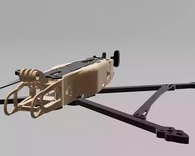 FPV mounts and covers MARK4 V2 10 inch xt60 antenna GoPro  3D print model