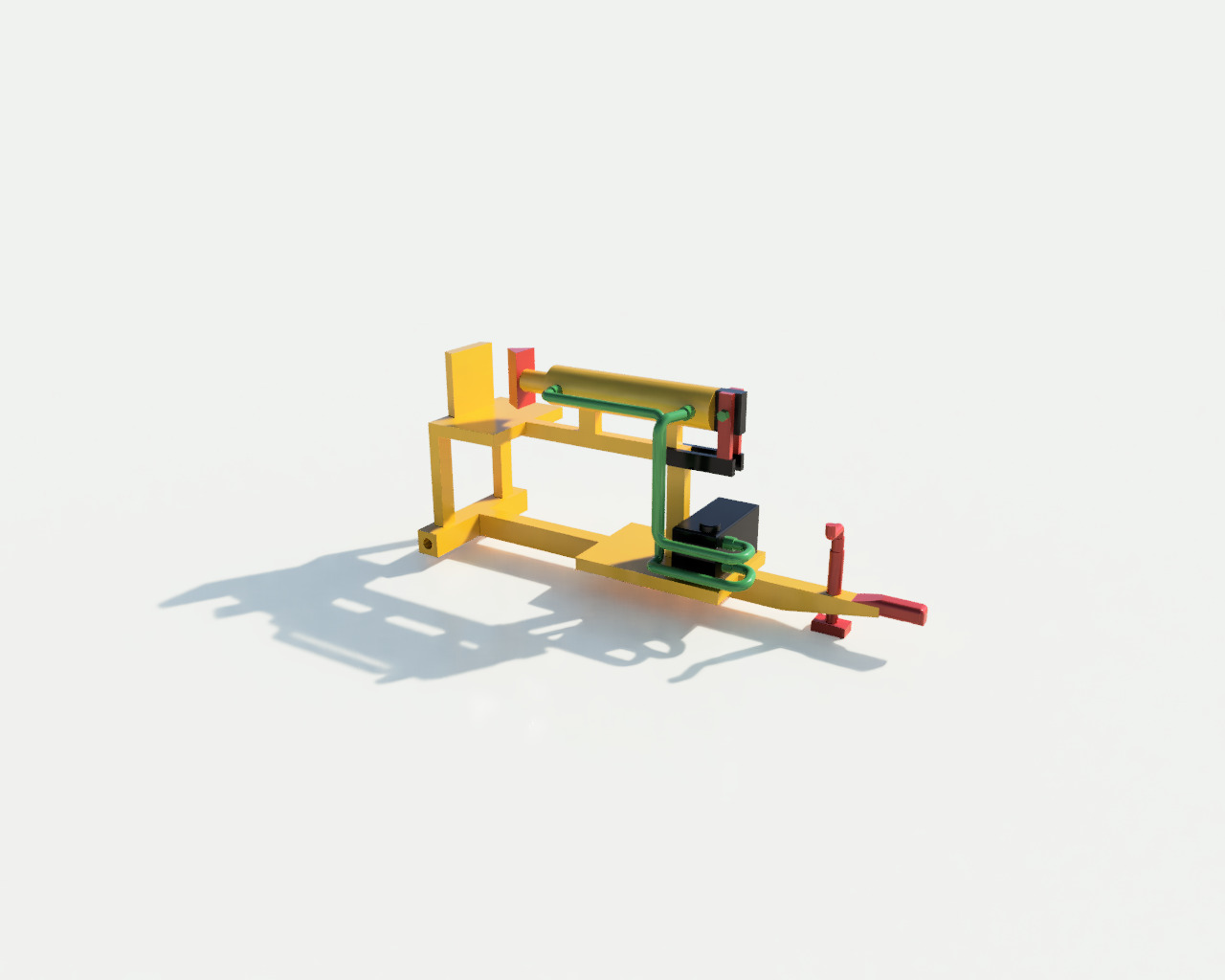 wood splitter 3D print model_1