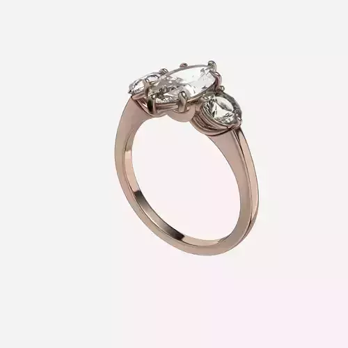 Three Stone diamond Ring