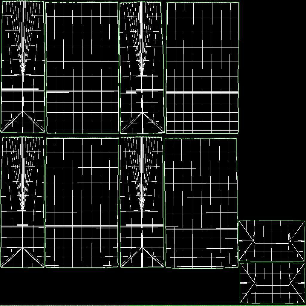 Paper Bag Empty Low-poly 3D model_9