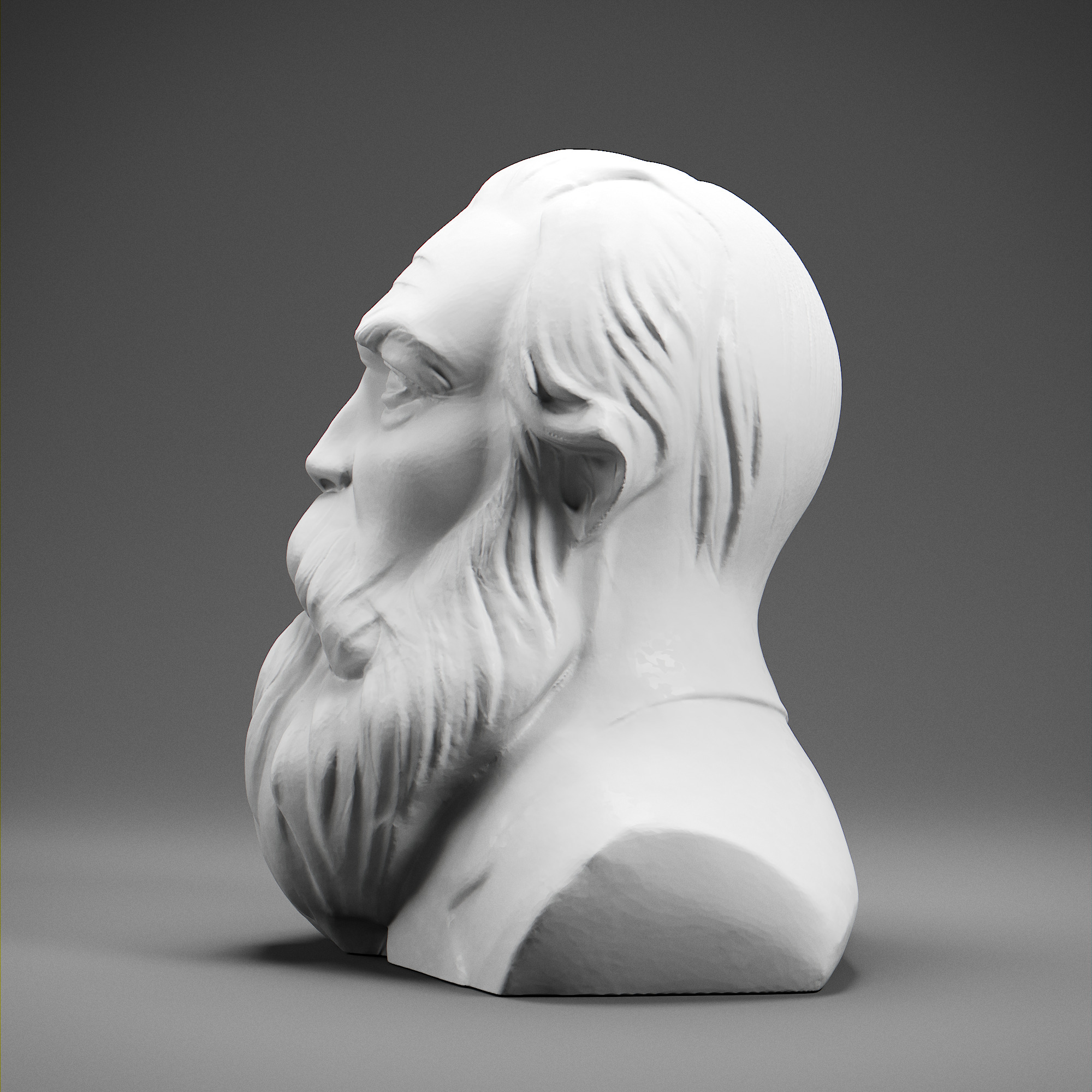 Friedrich Engels 3D print model_2