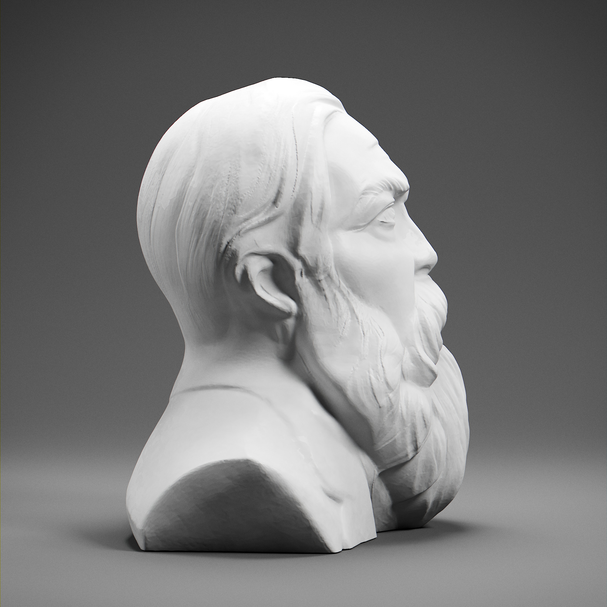 Friedrich Engels 3D print model_6