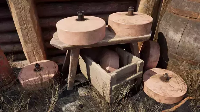 Japanese Type 3 Anti-Tank Mine 3D model