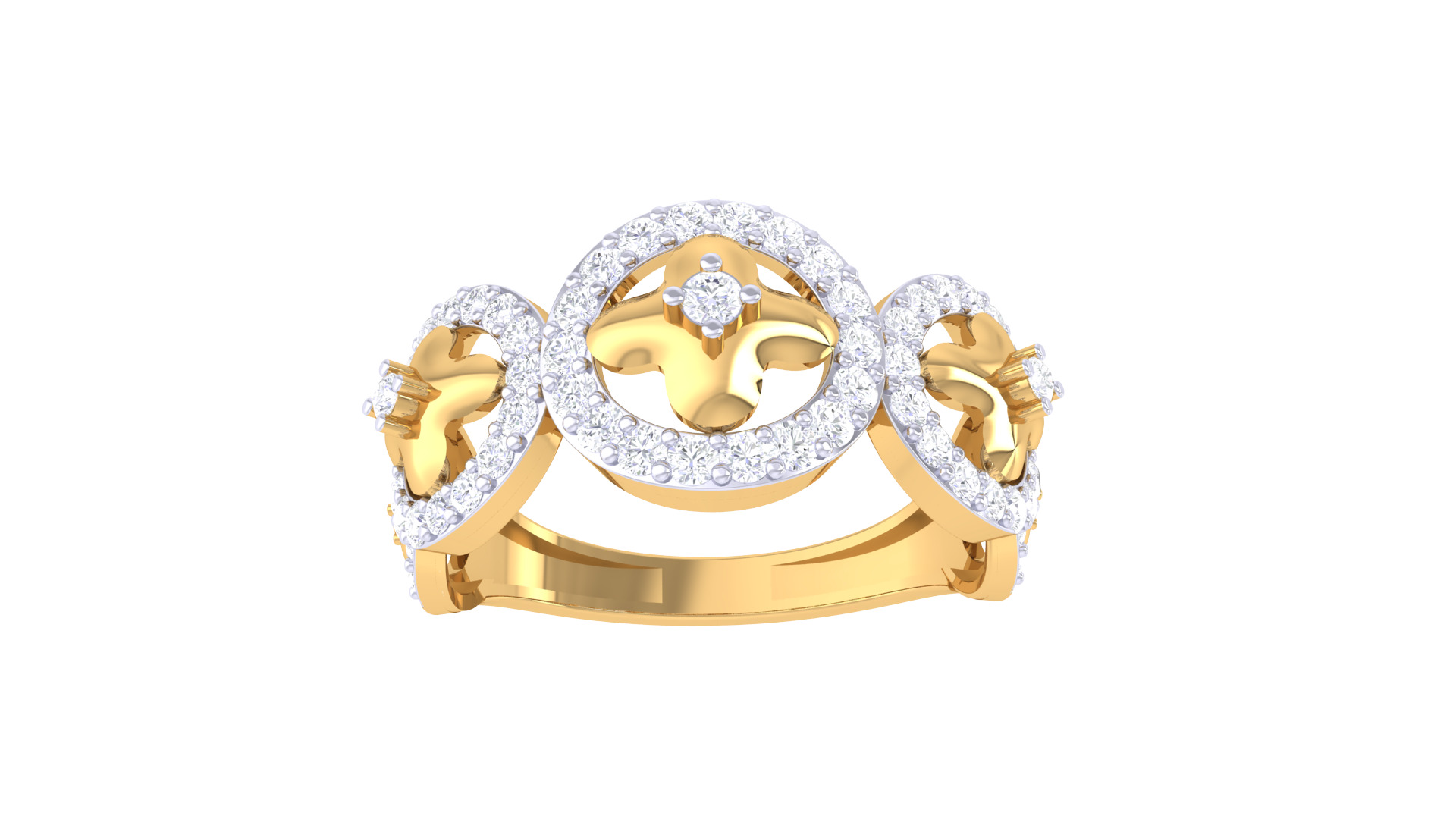 Women Ring MTL 3dm STL OBJ FBX Details 3D print model_3