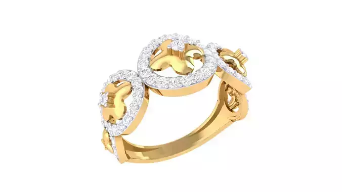 Women Ring MTL 3dm STL OBJ FBX Details